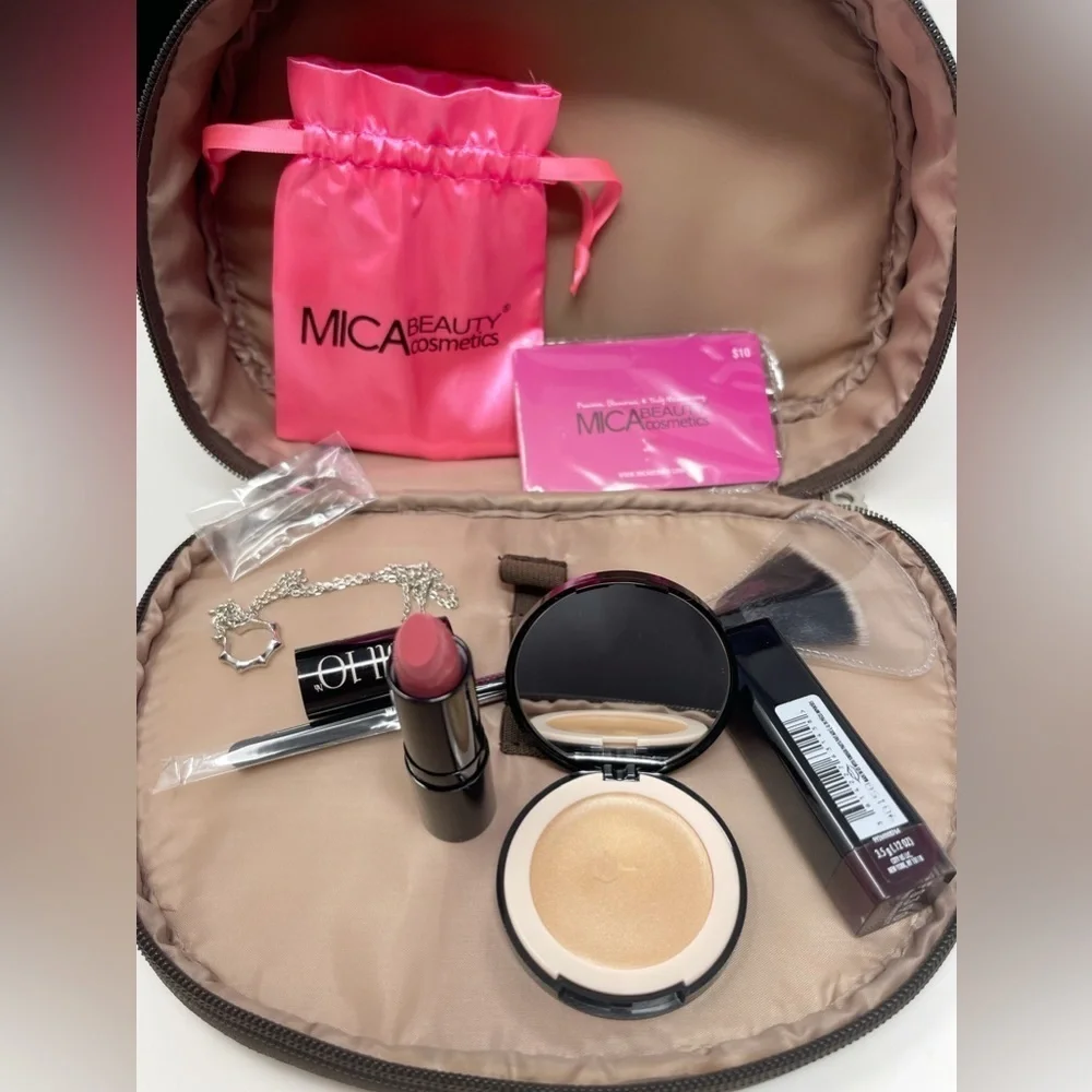 MICA Beauty Cosmetics Bag & More NEW
